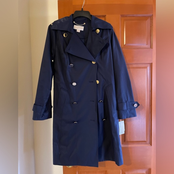 Michael Kohrs Navy Blue Overcoat - Picture 1 of 3